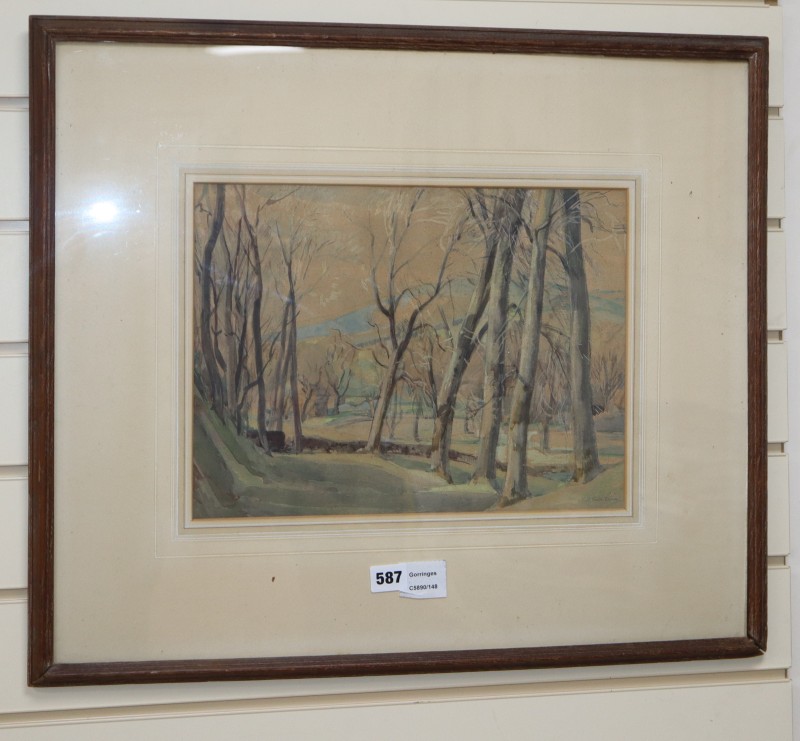 Ernest Alfred Sallis Benney (1864-1966), watercolour, Sedlescombe No.8, signed, 27 x 37cm